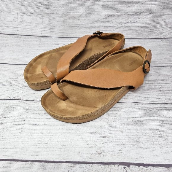 Soludos Womens Maya‎ Sandals Natural Leather Brown Size 10 - Picture 7 of 12